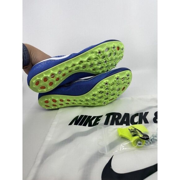 Nike Zoom Ja Fly 4 Racer Blue Track Sprint Spikes DR2741-400 Mens size 10.5 - Picture 6 of 6